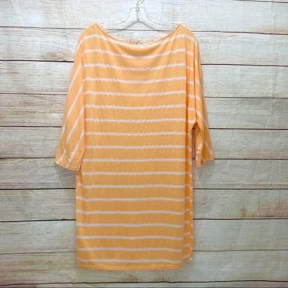 Michael Stars Dolman Sleeve Stripe Tunic Top - Picture 9 of 12